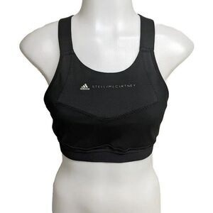 Stella Mccartney x Adidas Sports Bra Women XS Climacool Workout Top Black XSmall